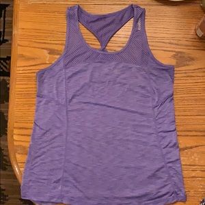 Reebok purple workout tank